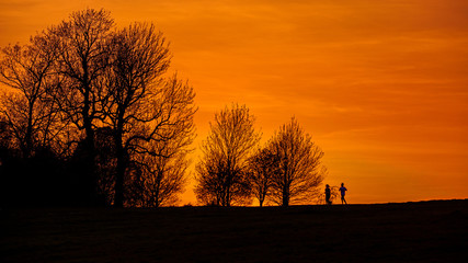 Sundown On Earthly Park