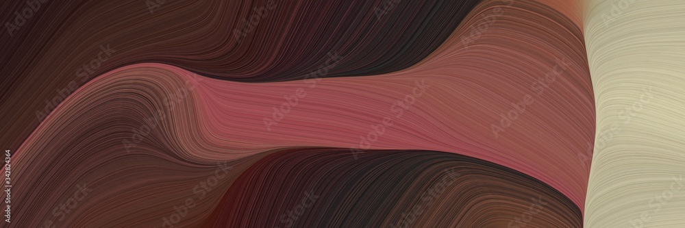 Aufkleber abstract decorative banner with very dark violet, rosy brown and very dark magenta colors. fluid cur