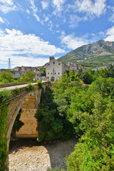 Fototapeta na wymiar Panoramic view of the village of Faicchio in the province of Benevento, Italy