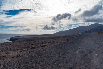 Morro Jable town on the island of Fuerteventura in the Canaries