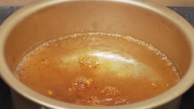 Cooking with Korean spicy ramen