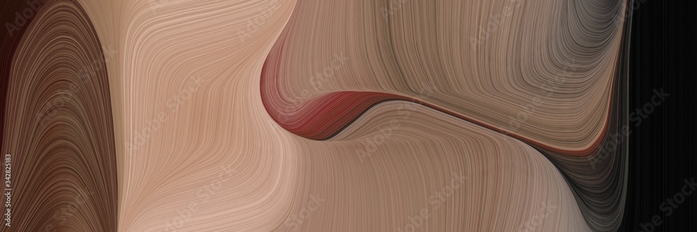 Aufkleber abstract modern designed horizontal header with gray gray, pastel brown and very dark pink colors. f