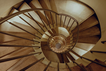 Spiral Stairs in Madrid building