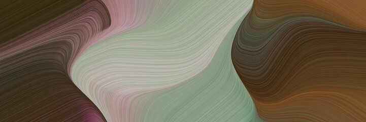 abstract colorful banner with old mauve, dark gray and gray gray colors. fluid curved flowing waves and curves