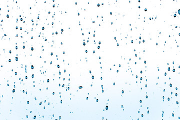 Abstract background of drop water on the glass.