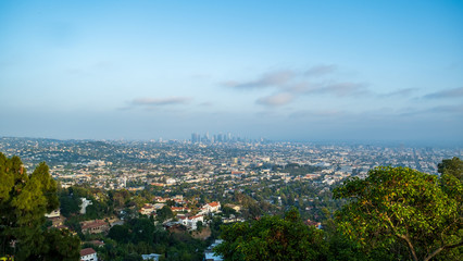 Blick auf die Skyline von Los Angeles
