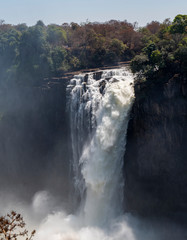 Victoria Falls from the Zimbabwe side of the Zambezi river