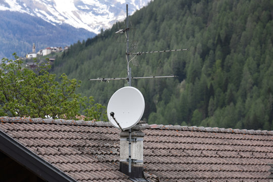 antenna sat tv satellite tetto antennista 