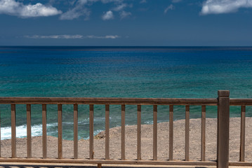 Morro Jable town on the island of Fuerteventura in the Canaries