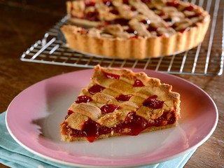 Torta de frutas vermelhas