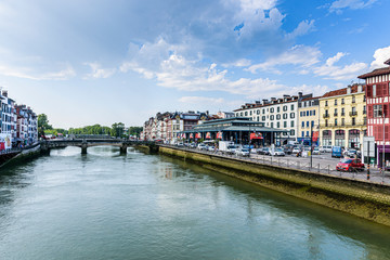 Obraz premium Bayonne city in southwestern France