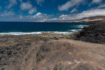 Morro Jable town on the island of Fuerteventura in the Canaries