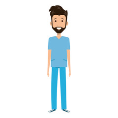 male paramedic avatar character icon vector illustration design