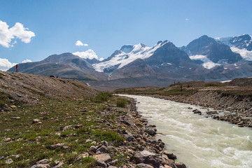 Columbia Icefield view, Jasper National Park, Alberta, Canada