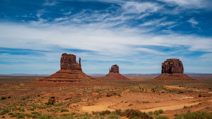 Fototapeta na wymiar Panorama auf den Nationalpark Monument Valley