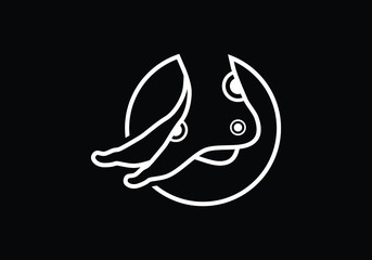 Foot and care icon logo template, Foot and ankle healthcare