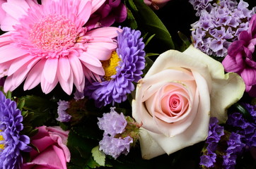Flowers bouquet for background