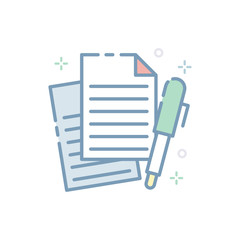 Article Writing Vector Icon