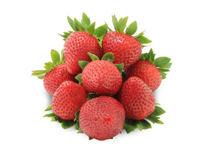 Fresh strawberry  isolated on white background. This has clipping path.