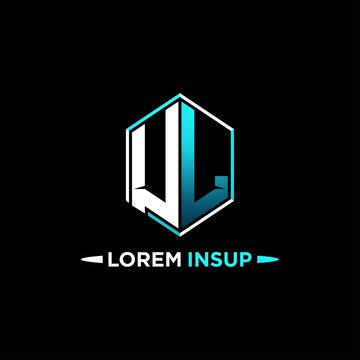 UL initial hexagon logo monogram designs modern templates .
