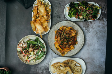 Homemade Italian Food Cuisine Items 