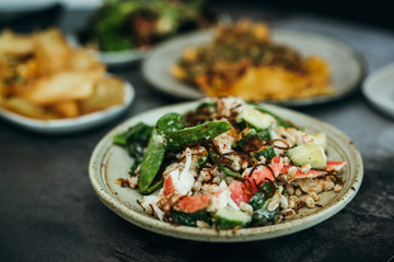 Homemade Italian Food Cuisine Items 