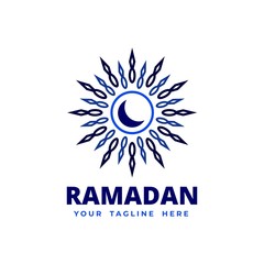 Fototapeta premium Ramadan Mandala Logo Template