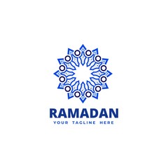 Ramadan Mandala Logo Template
