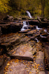 Glenbarrow Waterfall in Autumn, Laois, Ireland