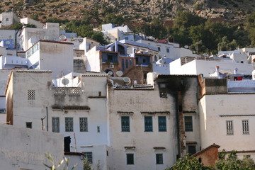 Fototapeta premium calles azules de Chefchaouen, Marruecos