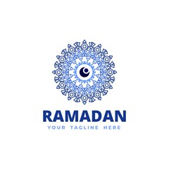 Islamic Mandala Ramadan Logo Template