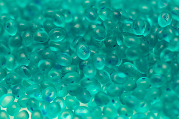 hydrogel colorful balls. Silica gel colorful balls,blue green silicone granules  ,