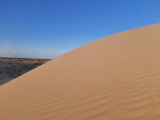 Fototapeta na wymiar Traveling to sahara desert of Algeria in North Africa