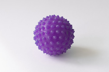 Spiked rubber ball to be used by pets