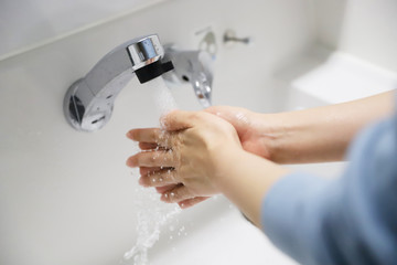 ウイルス感染予防のための手洗い
