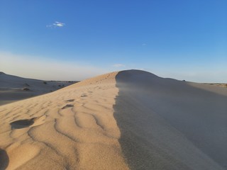 Traveling to sahara desert of Algeria in North Africa