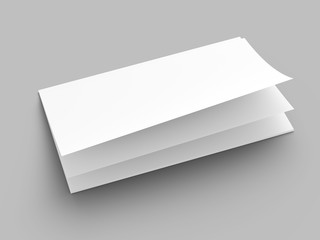 Empty paper sheets in A4 format. Ream of white paper.