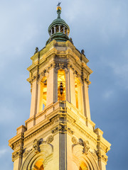 Tourist city, Zaragoza, Spain.