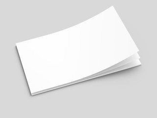 Empty paper sheets in A4 format. Ream of white paper.