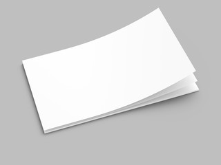 Empty paper sheets in A4 format. Ream of white paper.