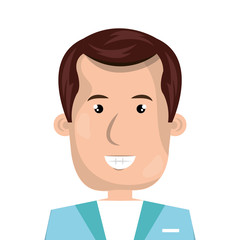 male paramedic avatar character icon vector illustration design