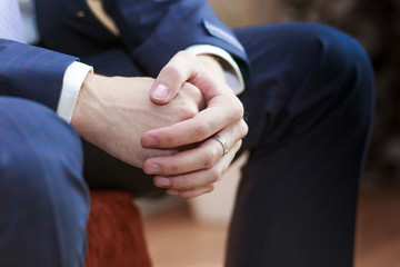 Obraz premium business people shaking hands