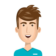 male paramedic avatar character icon vector illustration design