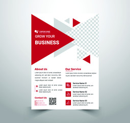 Corporate business flyer template Premium Vector
