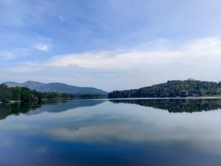 Nature itself act as a mirror.