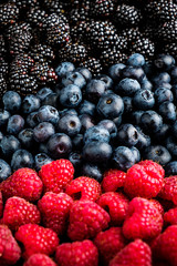 background of berries