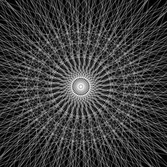 star illusion psychedelic acid art
