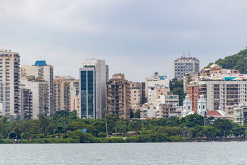 Rodrigo de Freitas Lagoon in Rio de Janeiro.