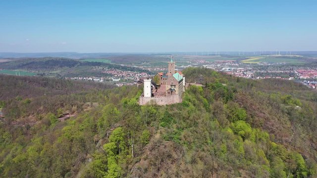 Wartburg aus der Luft | Luftbilder von der Wartburg in Thüringen