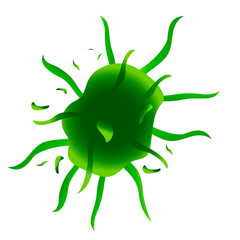 Isolated virus image
